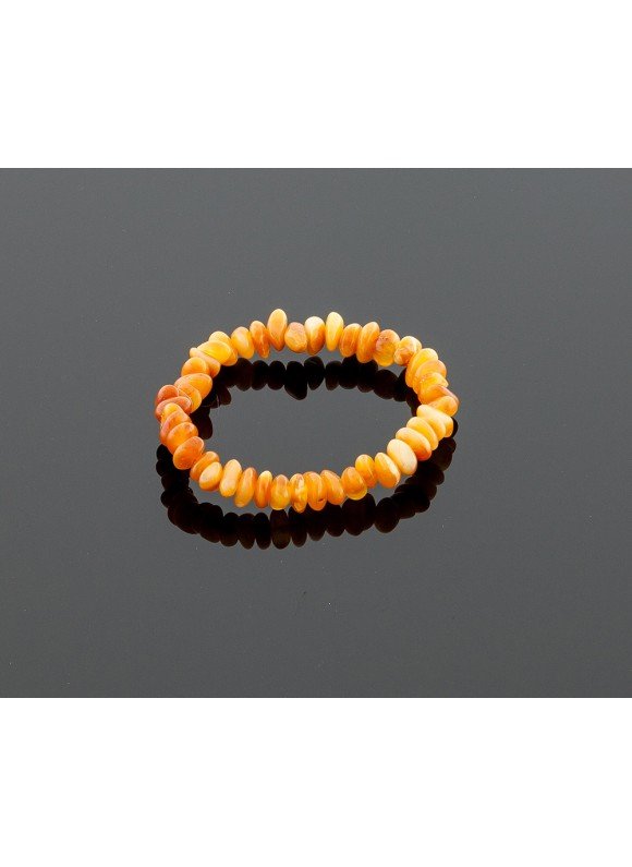 Baby amber bracelet - butterscotch chips