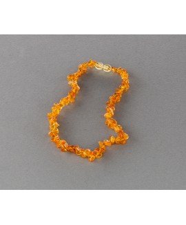 Baby amber necklace - honey chips