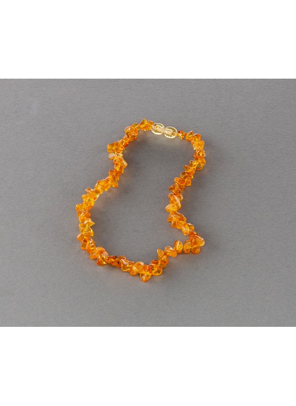 Baby amber necklace - honey chips