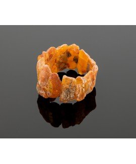 Raw amber bracelet