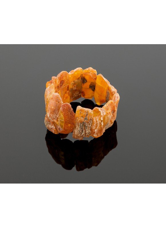 Raw amber bracelet