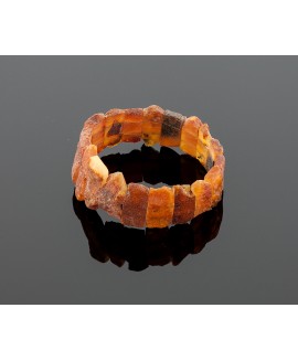Therapeutic brown amber bracelet