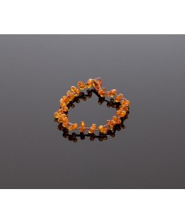 Modern faceted amber bracelet