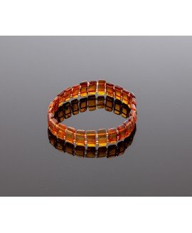 Classic cognac amber bracelet