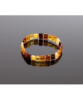 Classic multicolor amber bracelet