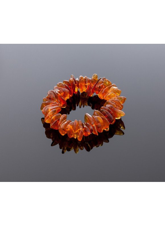 Cognac amber bracelet