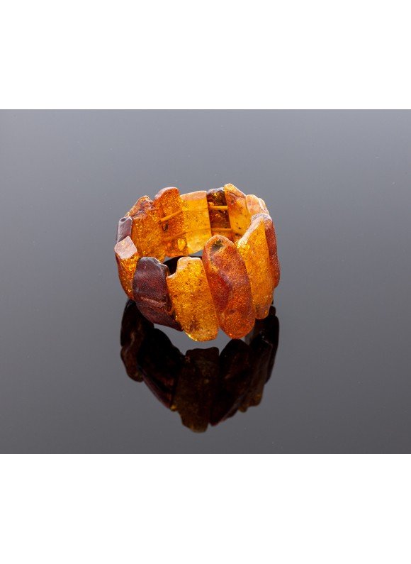 Lovely multicolor amber bracelet 