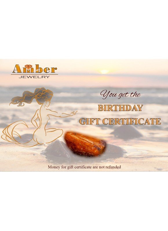 Special Amber gift certificate/Birthday