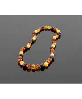 Baroque amber necklace
