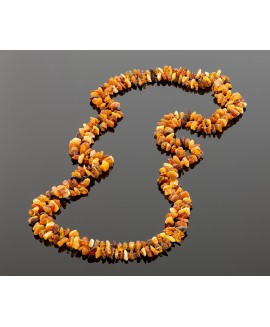 Long Baltic amber necklace, 236cm