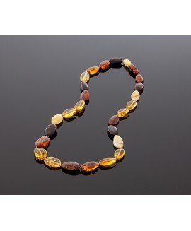 Classic style amber necklace - Morning dawn