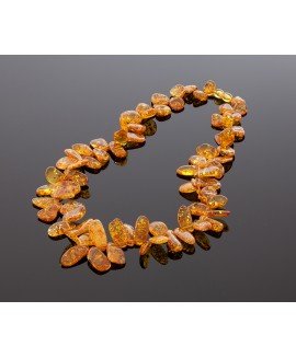 Amber necklace - Honey