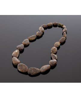 Healing black amber necklace 