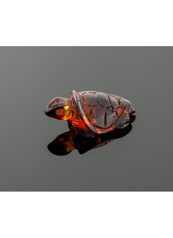 Sculpture - Amber turtle