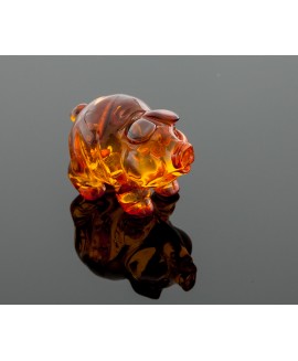 Sculpture - Amber piggy